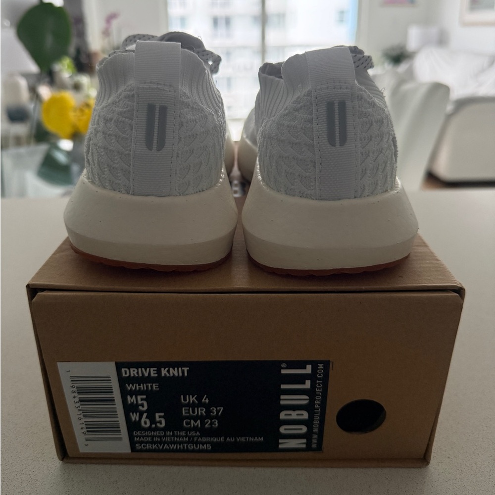 NOBULL Women’s Drive Knit Athletic Shoes - White 6.5 - Picture 9 of 9